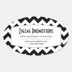 Adesivo Promocional do Chevron Preto