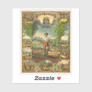 Adesivo Promocional Para Membros Do Grange