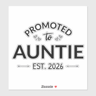 Adesivo Promovido À Tia Est. 2026 II