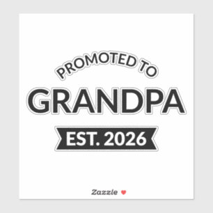 Adesivo Promovido Ao Vovô Est. 2026 II