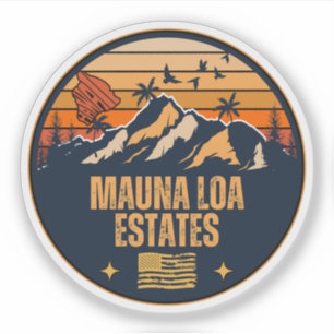 Adesivo Propriedades de Mauna Loa, Havaí
