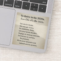 Prosperar nos anos 2020 Conselho Vinil