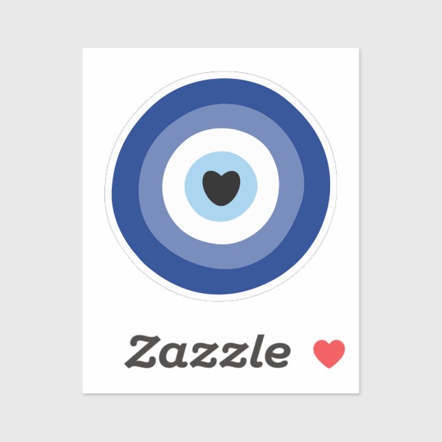 Adesivo Proteção do Símbolo mau Eye (Folha)