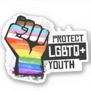 Adesivo Proteger a juventude LGBTQ