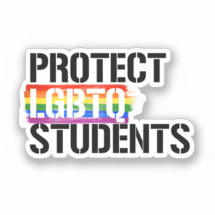 Adesivo Proteger estudantes LGBTQ