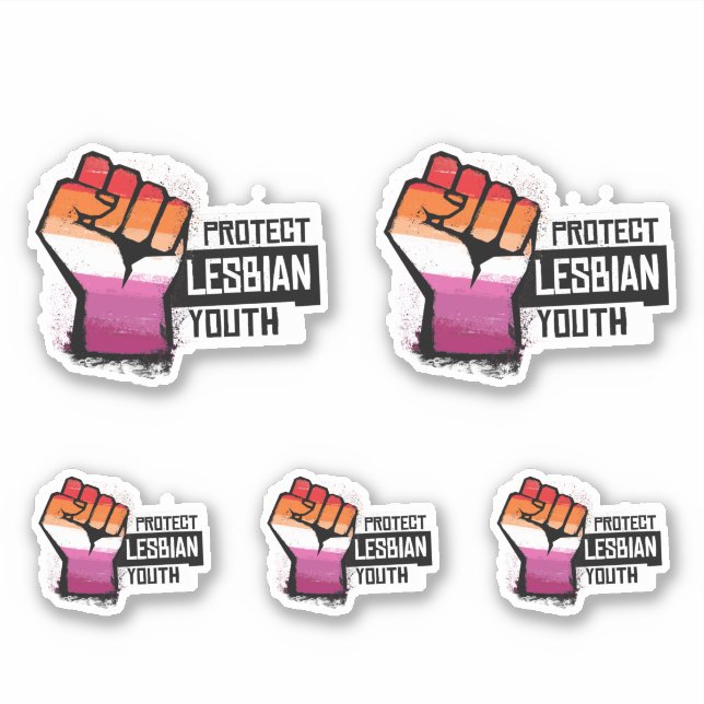 Adesivo Proteger Jovens Lésbicas (Frente)