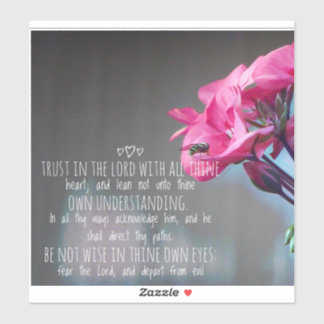 Adesivo Provérbios 3:5-6