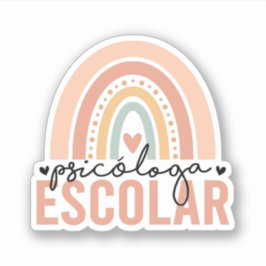 Adesivo Psicóloga Escolar | Psicóloga escolar
