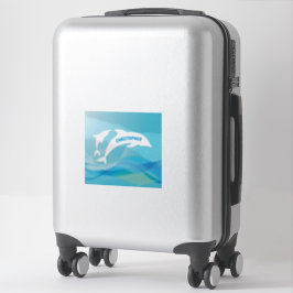 Adesivo Pulando golfinho no Oceano Personalizado