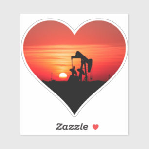 Adesivo Pumpjack Sunset