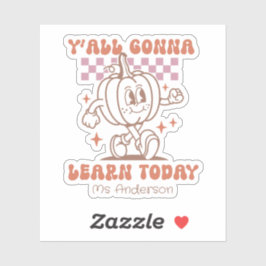 Adesivo Pumpkin e Cotação do Professor Retroativo Personal