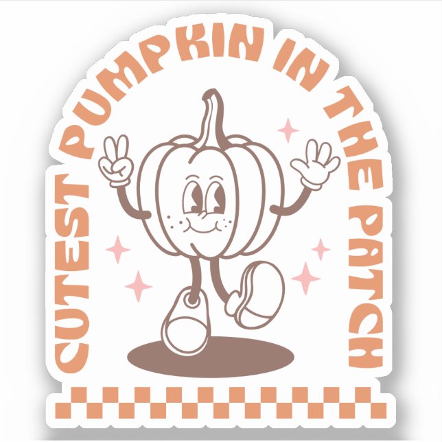 Adesivo Pumpkin mais sujo do sistema | Queda | Corte Perso (Frente)