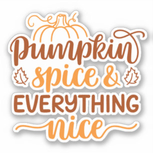 Adesivo Pumpkin Spice e tudo de bom