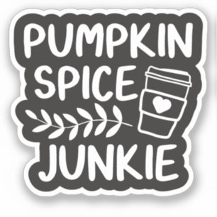 Adesivo Pumpkin Spice Junkie