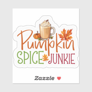 Adesivo Pumpkin Spice Junkie