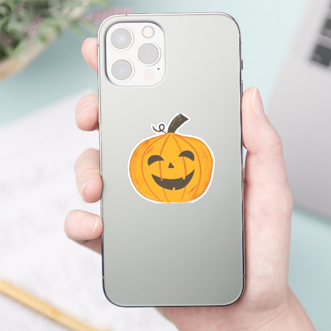 Adesivo Pumpkin Spookie Halloween (Telefone)
