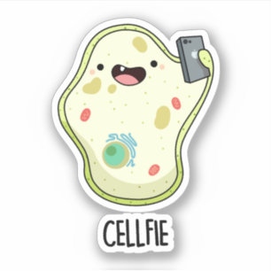 Adesivo Pun Sticker de Biologia Cellfie
