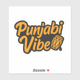 Adesivo Punjabi Vibe – Desi Swag Sticker