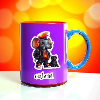 Adesivo Punk com um vinil personalizado de tronco