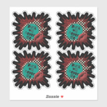 Punk Nunca Morrerá Folha do Sticker