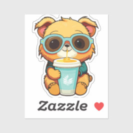 Adesivo puppy with soda