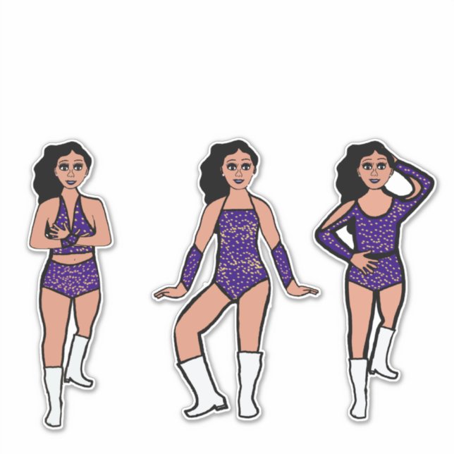 Adesivo Purple Gold Dots #2 (Frente)