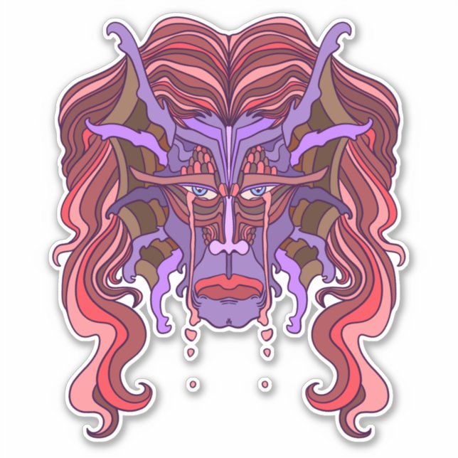 Adesivo Purple Merman (Frente)