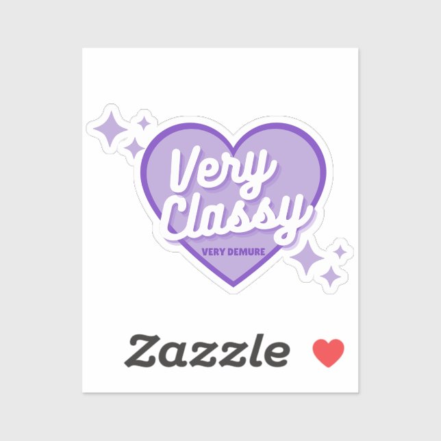 Adesivo Purple Muito Clássico Muito Demorado (Folha)