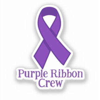 Adesivo Purple Ribbon Crew