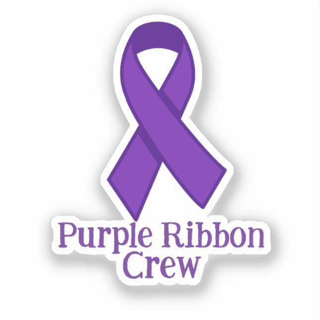 Adesivo Purple Ribbon Crew (Frente)