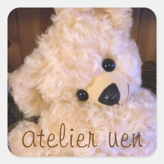 ADESIVO QUADRADO アトリエうえん オリジナルかくしーる(ぎゅ)