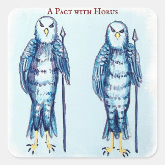 ADESIVO QUADRADO ホルスとのやくそく