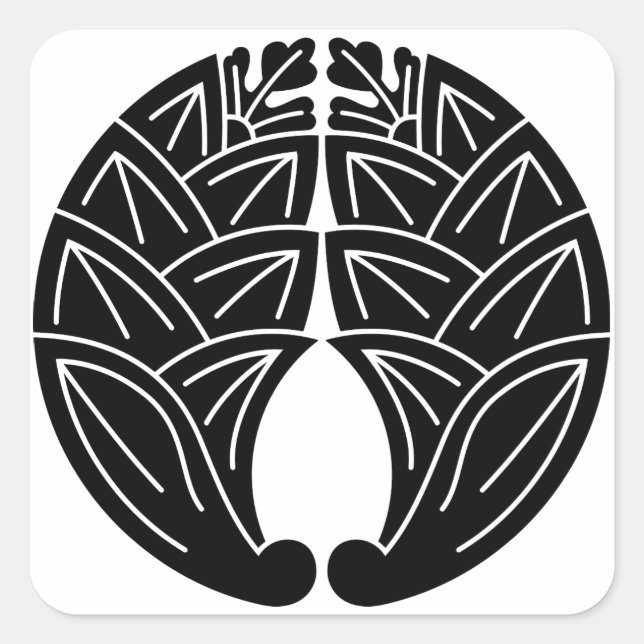 ADESIVO QUADRADO 抱 き 茗 荷 (Frente)