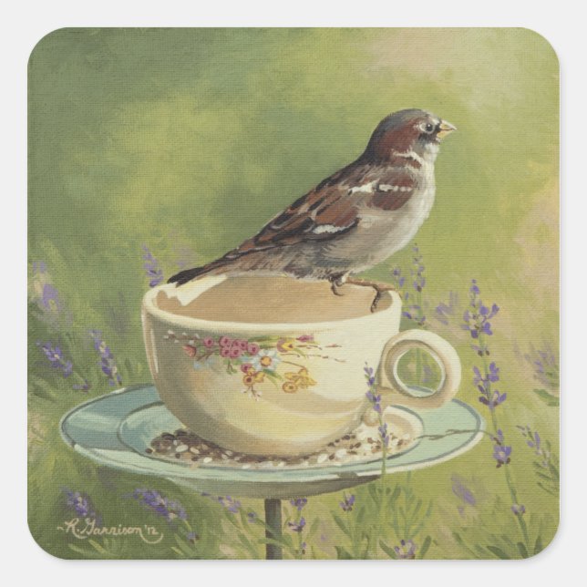 Adesivo Quadrado 0470 Sparrow (Frente)