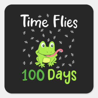 Adesivo Quadrado 100º Dia da Escola 100 Dias 34