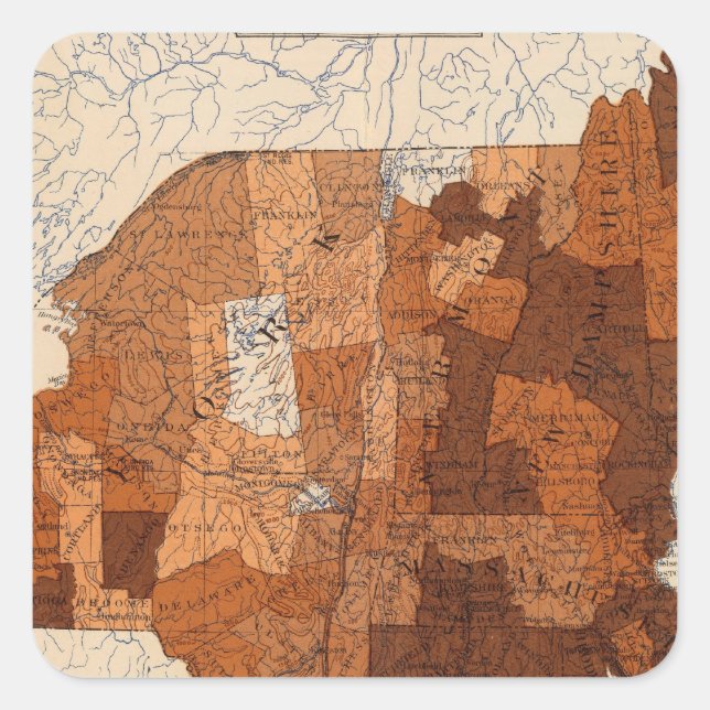 Adesivo Quadrado 107 Influenza NY, NJ, New England (Frente)