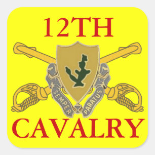 ADESIVO QUADRADO 12 CAVALRY STICKERS