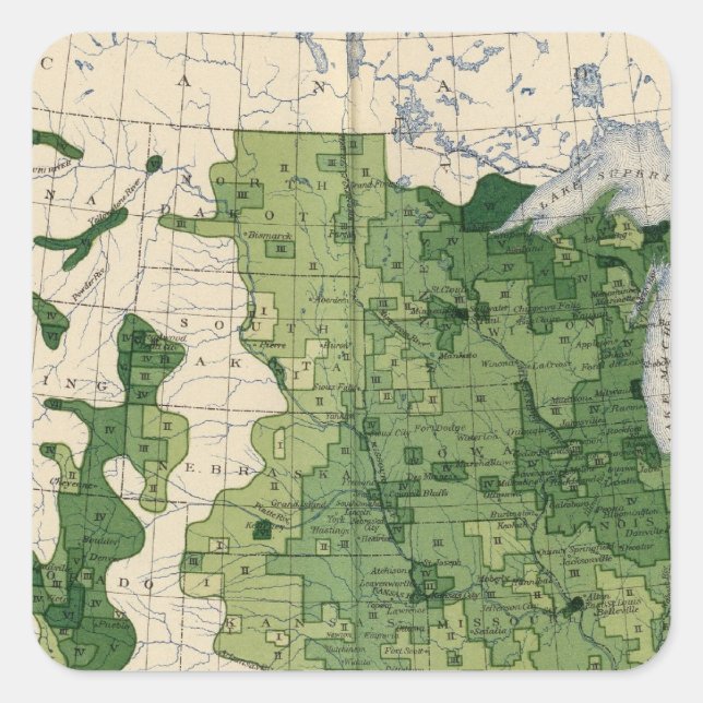 Adesivo Quadrado 134 Produtos de fazenda de valor 1900 (Frente)