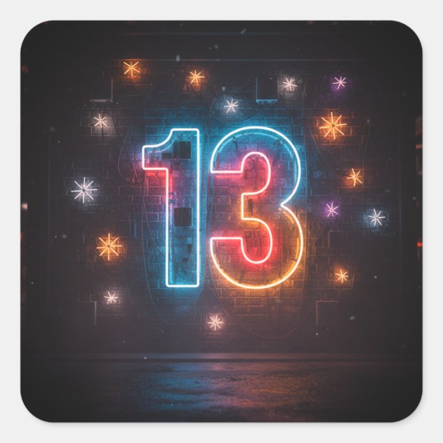 Adesivo Quadrado 13 – Conceito Taylor‑Coded Lucky Rebel (Frente)