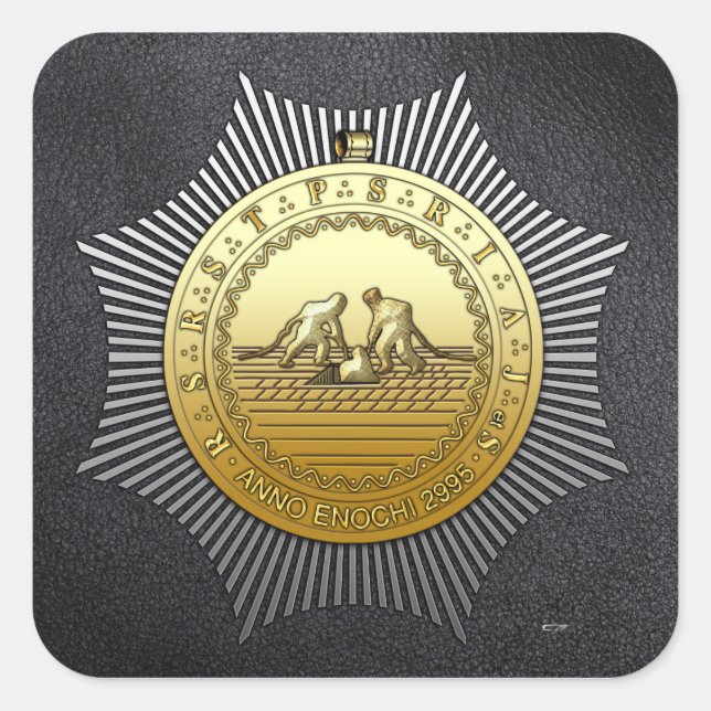 Adesivo Quadrado 13: Mestre do nono arco (Frente)