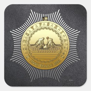 Adesivo Quadrado 13: Mestre do nono arco