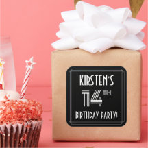 14 Festa de aniversário: Estilo de Deco de Arte e 