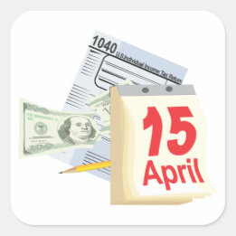 Adesivo Quadrado 15 de abril -