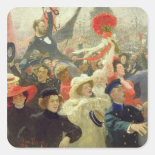 Adesivo Quadrado 17 de outubro de 1905