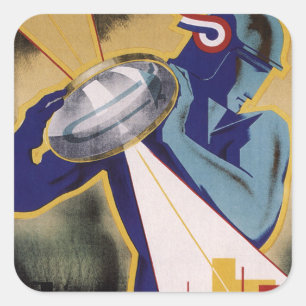 Adesivo Quadrado 1934 Art Deco Jaarbeurs Utrecht