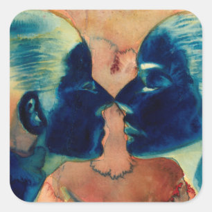 Adesivo Quadrado 2007 no meio pequeno