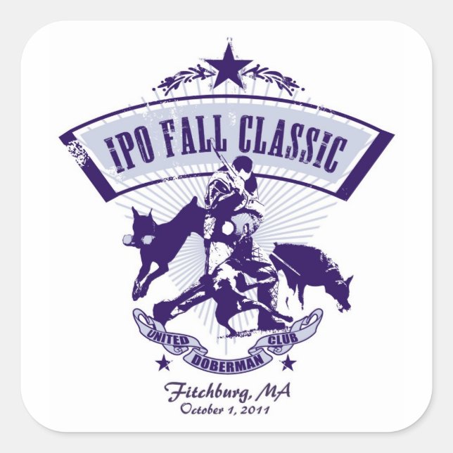 Adesivo Quadrado 2011 Fall IPO Classic Sticker (Frente)