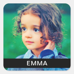 Adesivo Quadrado 20x Book Sticker rotula sua foto e texto