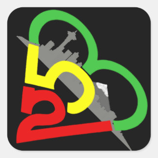 Adesivo Quadrado 253 Seattle Sticker