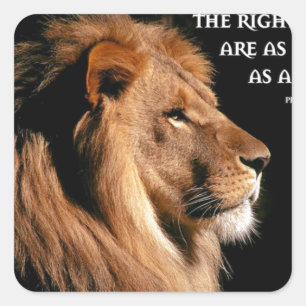 Adesivo Quadrado 28:1 dos provérbio